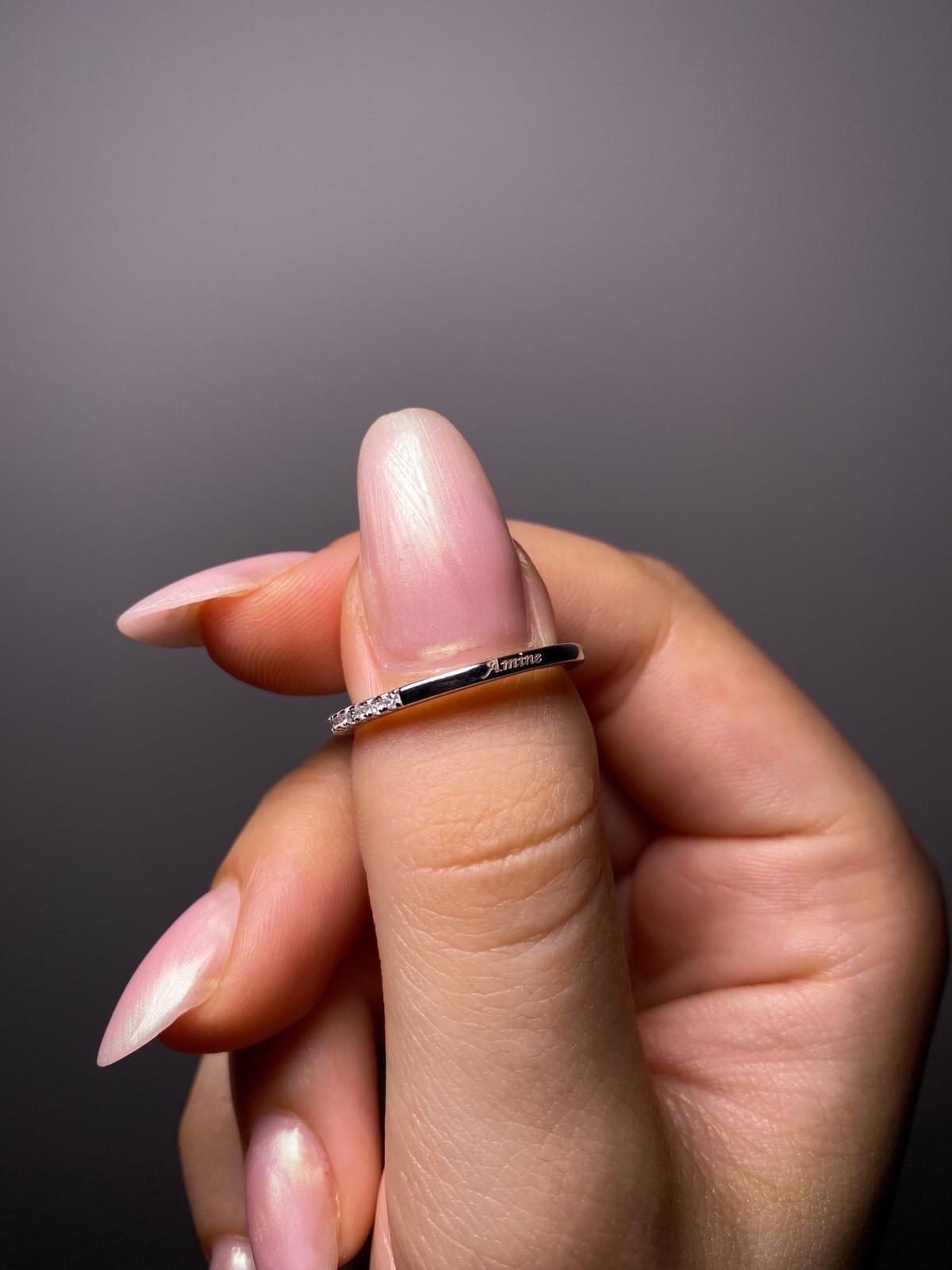 BAGUE "ISORIA" (gravure)