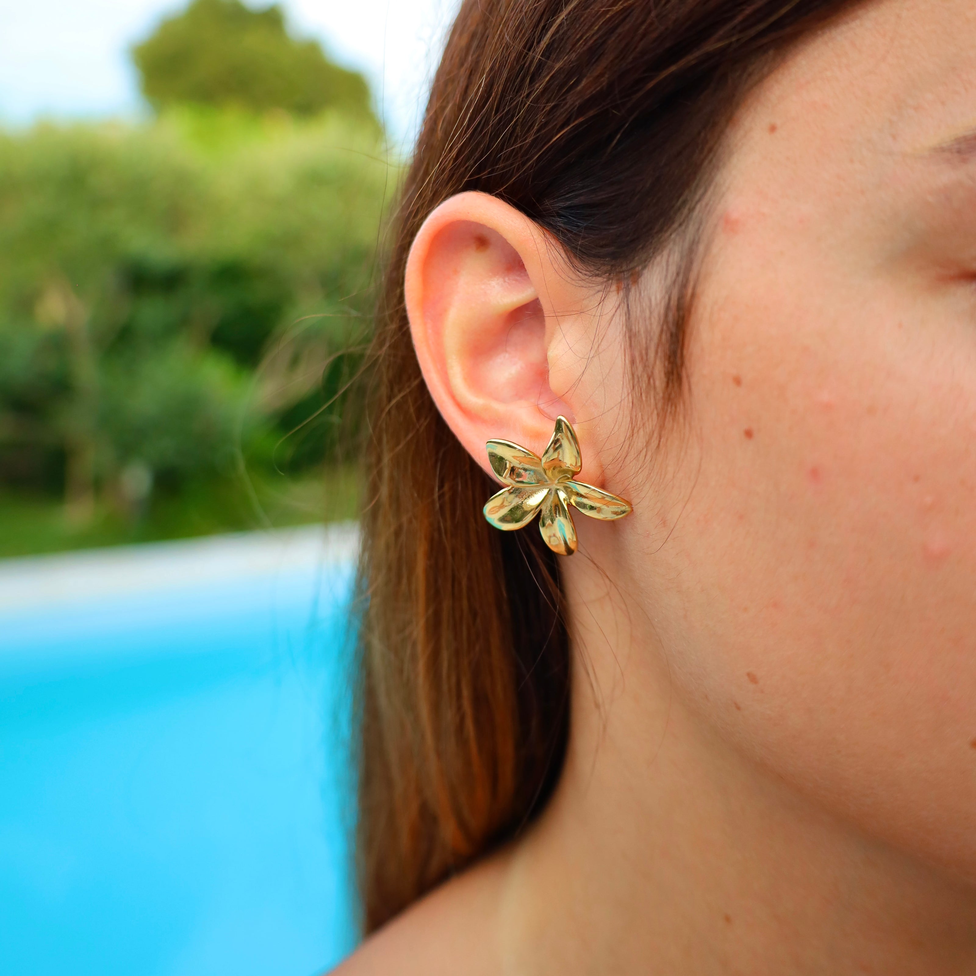 BOUCLES D'OREILLES "FLEURS"